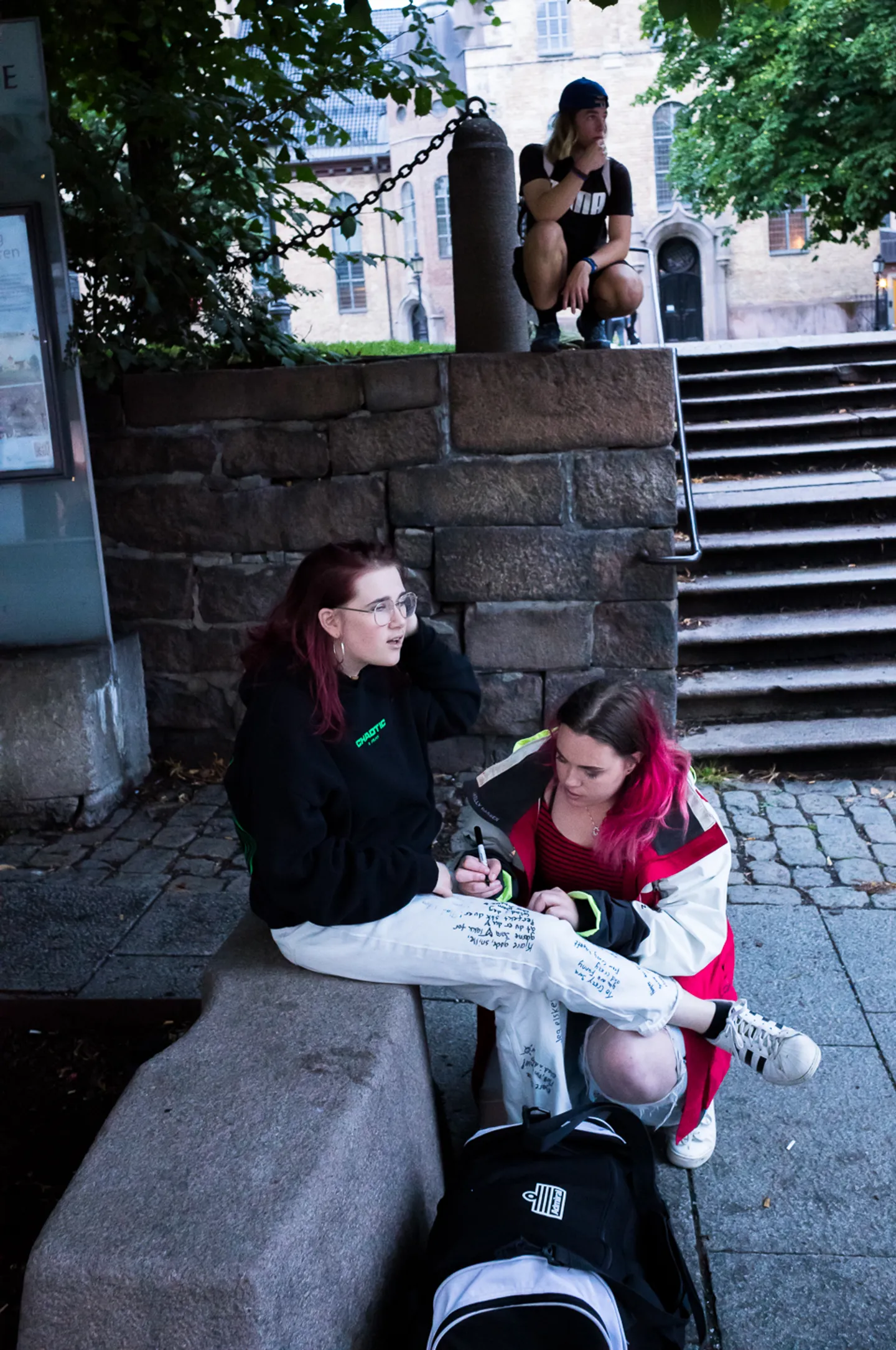 Skrive på bukse med tusj